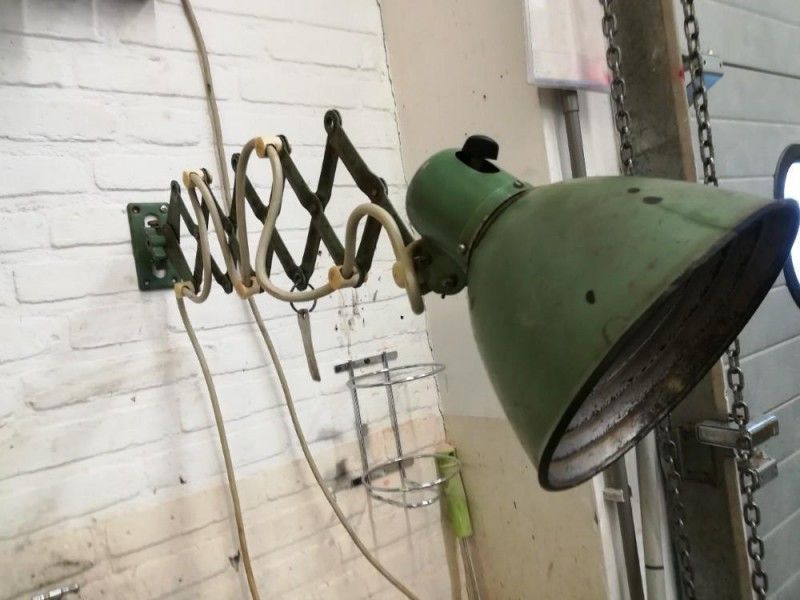Reif industriele jaren 50 schaarlamp industrieel - 3dehands
