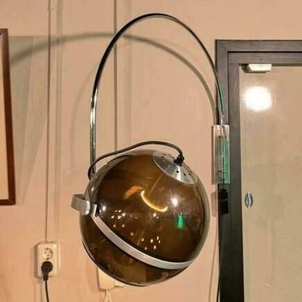 Definitief Trouw toon Originele vintage wandbooglamp Dijkstra jaren 60 booglamp - 3dehands