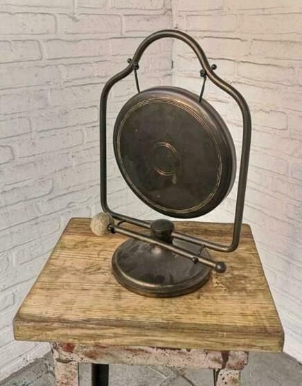 Originele vintage gong uit de jaren 60