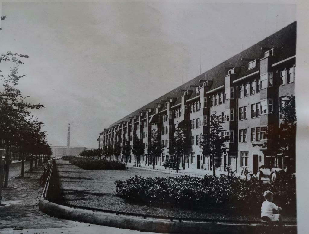 Persfoto nieuwbouw Amsterdam 1946