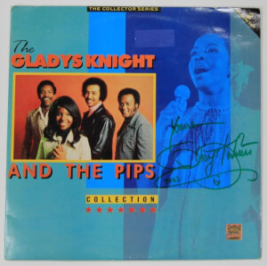 Gesigneerde Gladys Knight LP