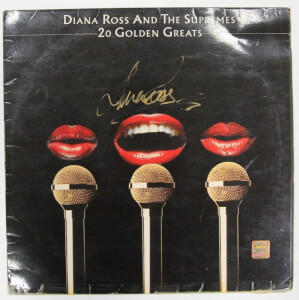 Gesigneerde Diana Ross LP
