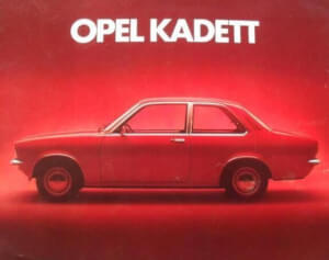 1973 Opel Kadett Folder 16 blz